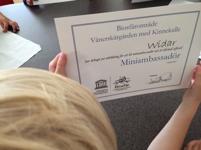 Miniambassadörer på Vävarens förskola