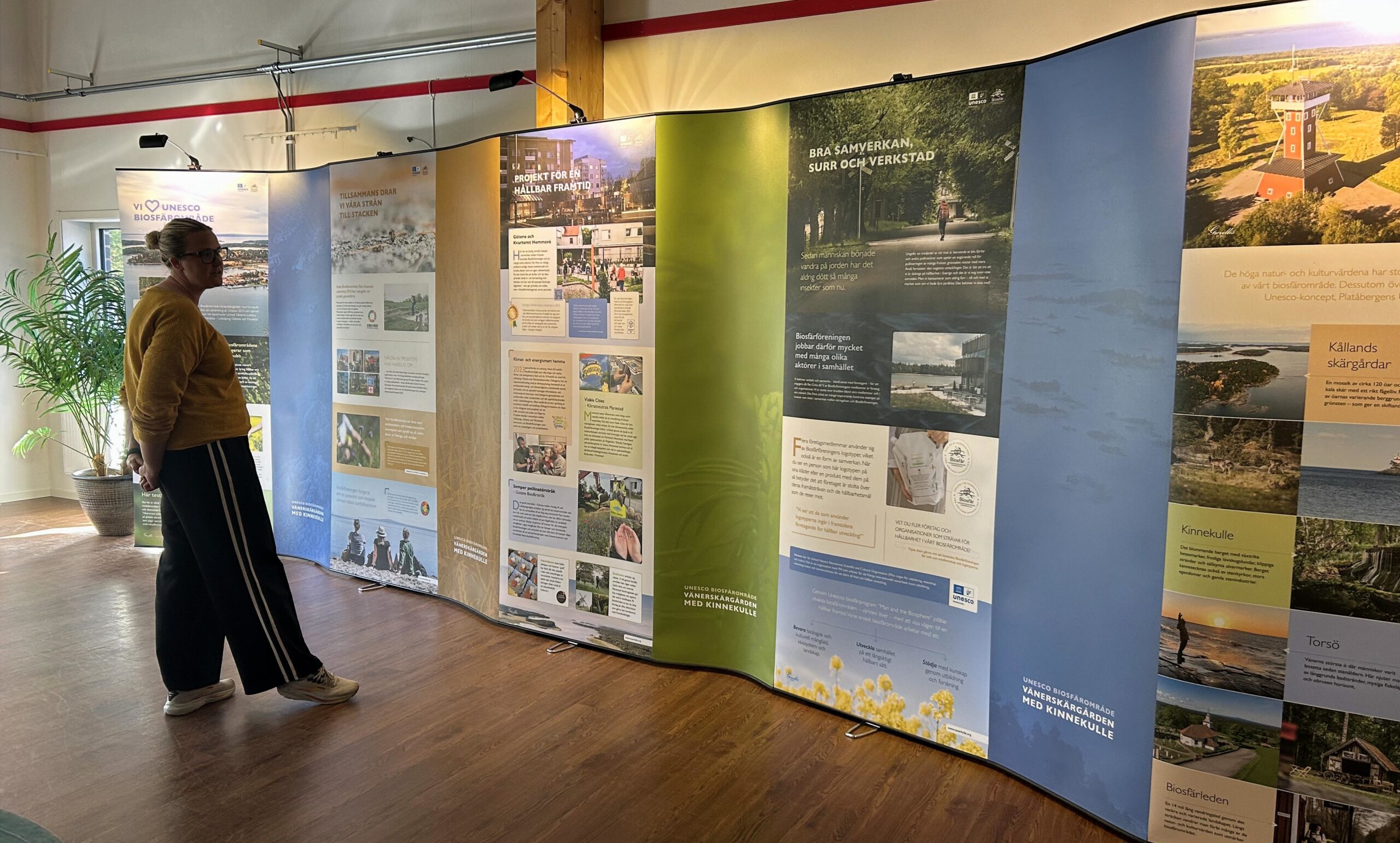 Vi & Unesco biosfärområde – utställning på Novab Arena, Mariestad